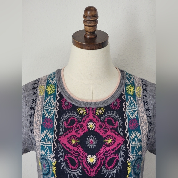 Anthropologie x Akemi Kin Kaleidoscope Sweater Dress - Picture 3 of 13